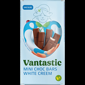 Vantastic Foods - Mini Choc Bars White Creem (Schakalotta)