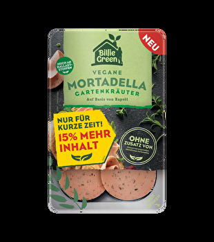 Billie Green - vegane Mortadella mit Kräutern +15% mehr Inhalt