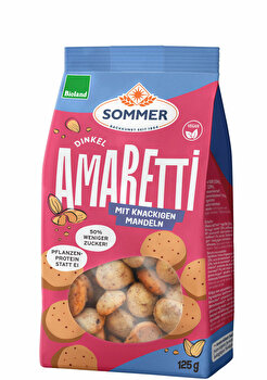 Sommer - Dinkel Amaretti mit knackigen Mandeln