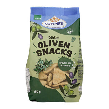 Sommer - Dinkel Oliven-Snacks Kräuter