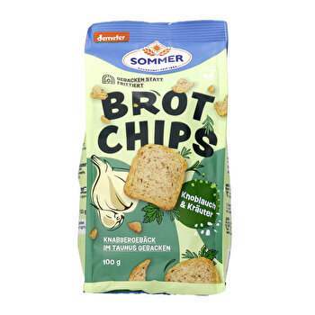 Sommer - Brot Chips Knoblauch & Kräuter