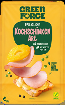 GREENFORCE - Veganer Aufschnitt Kochschinken Art