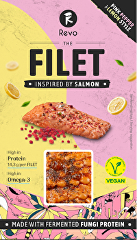 Revo Foods - The Filet Pink Pepper & Lemon Style - veganer Lachsersatz