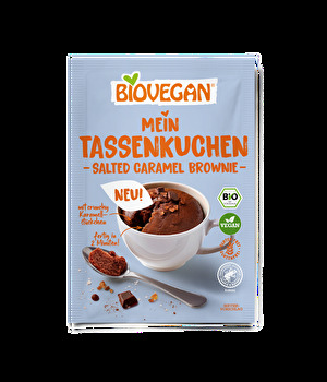 Biovegan - Mein Tassenkuchen Salted Caramel Brownie