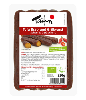 Taifun - Tofu Brat- und Grillwurst Scharf & Geräuchert