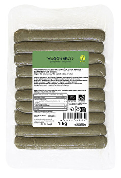 veggyness - Vegane Bratwurst Großpack (10x100g)