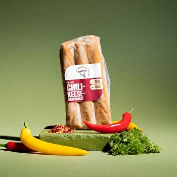 Die Vegane Fleischerei - Keine Chili-Keese Bratwurst