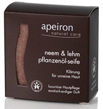 apeiron - Neem & Lehm Pflanzenölseife 3in1