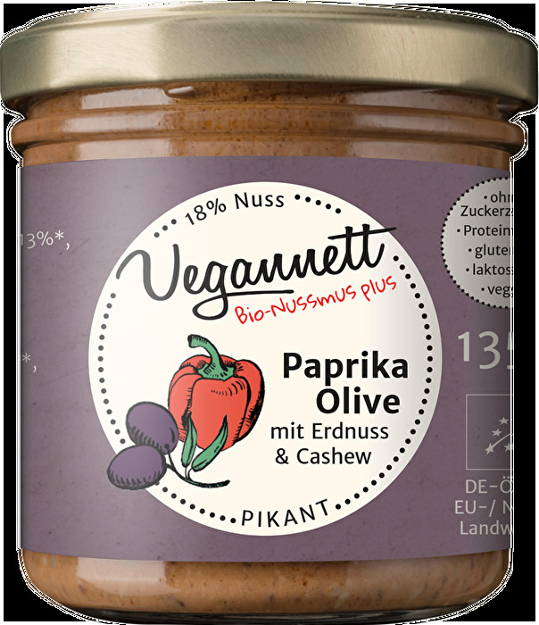 Der Aufstrich Paprika Olive von Vegannett ist fast genauso gut wie ein Urlaub im Süden.