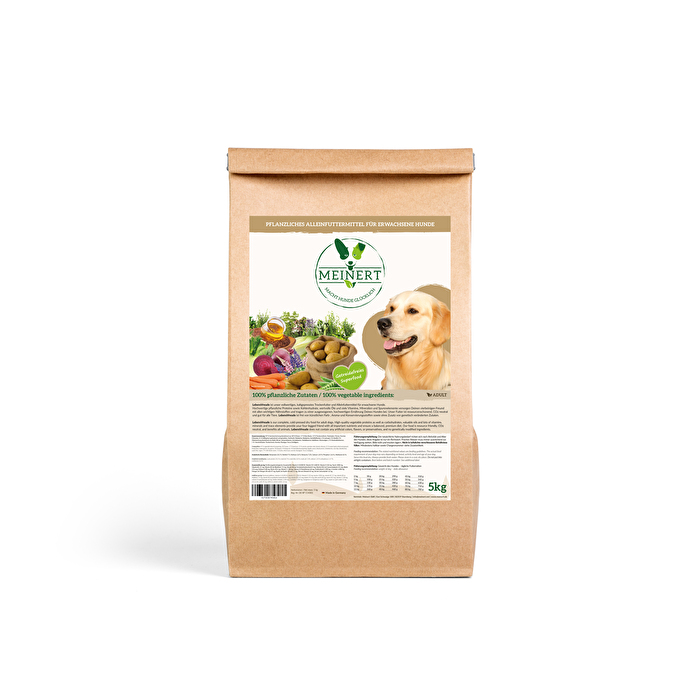 LebensVreude 5kg von Meinert ist ein kaltgepresstes, vollwertiges Alleinfuttermittel für ausgewachsene Hunde.