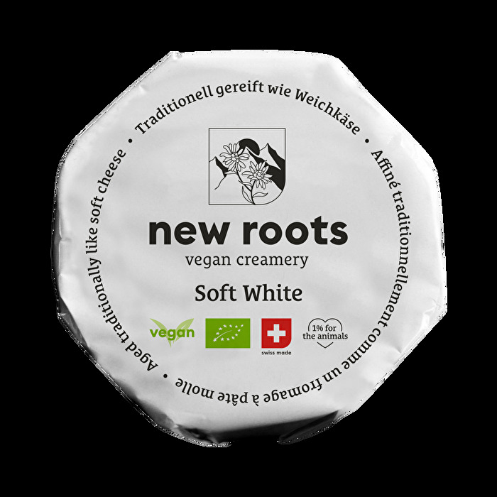 Der neue Soft White von New Roots auf Cashewbasis bringt dir den französischen Camembert Klassiker auf den Teller.