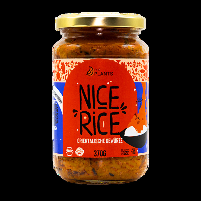 Der NiceRice Orientalische Gewürze von eatPLANTS ist ein richtig außergewöhnliches Geschmackserlebnis.