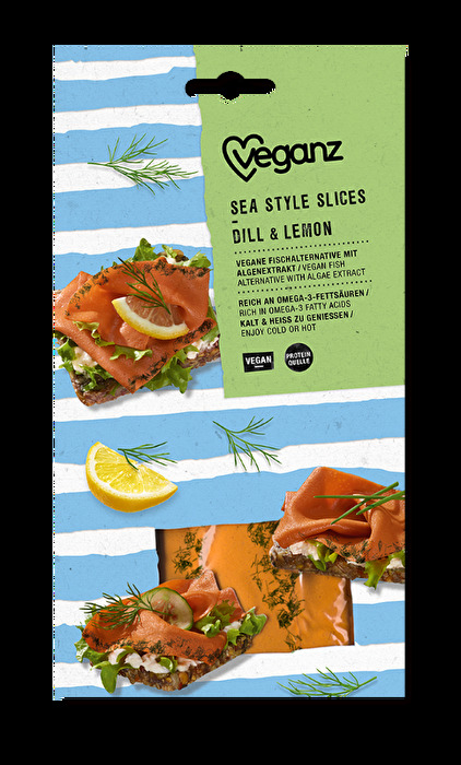 Die Sea Style Slices Dill & Lemon von Veganz schmecken herrlich frisch nach Dill und Zitrone.