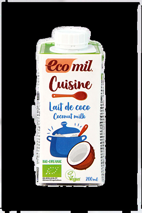 Die Kokos Cuisine von EcoMil enthält weniger als 8% Fett und das bei 100% Geschmack!