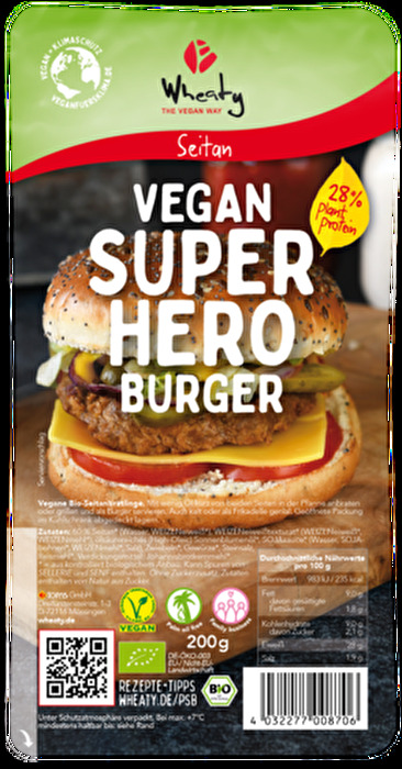 Der neue Vegan Superhero Burger von Wheaty macht wirklich alles richtig!