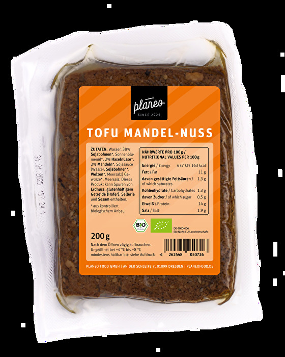 Lecker und günstig - Bio Tofu Mandel Nuss von planeo.