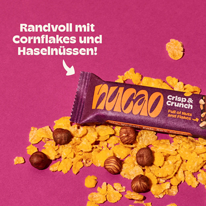 Crisp & Crunch Riegel von nucao günstig im Veganshop bei kokku-online.de bestellen.