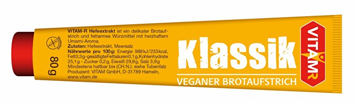 Der VITAM-R Hefeextrakt verleiht euren Gerichten eine nussig-würzige Note. Reich an Vitamin-B, Aminosäuren und Enzymen!