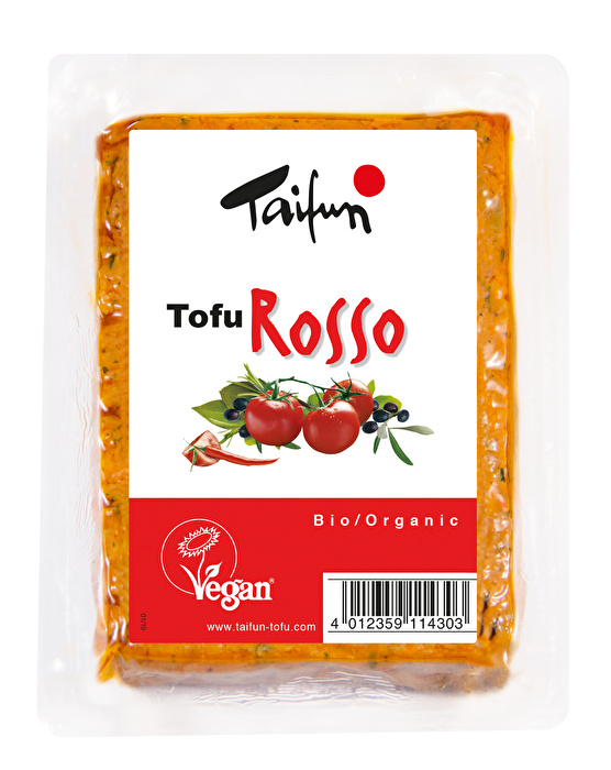 Der beliebte Tofu Rosso von Taifun überzeugt durch fruchtig-frischen Geschmack und ist daher ideal geeignet für die mediterrane Küche.