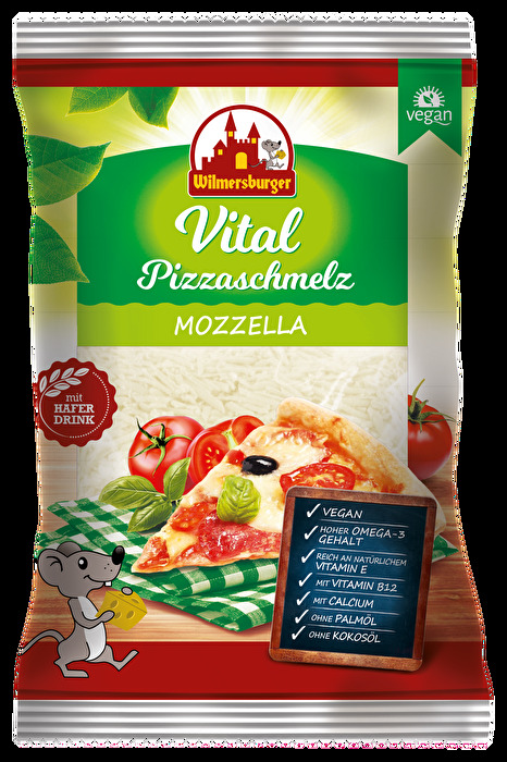 Der Pizzaschmelz Vital Mozzella von Wilmersburger lässt den Traum für jeden wahr werden, der gerne einen Mozzarella-Ersatz auf seiner Pizza hätte.