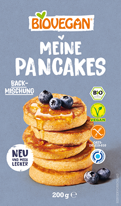 Bei einem ausgiebigen Sonntagsfrühstück ist eine vielfältige Brötchenauswahl ebenso unerlässlich wie Pancakes und deshalb hat Biovegan endlich die Meine Pancakes Backmischung gelauncht.