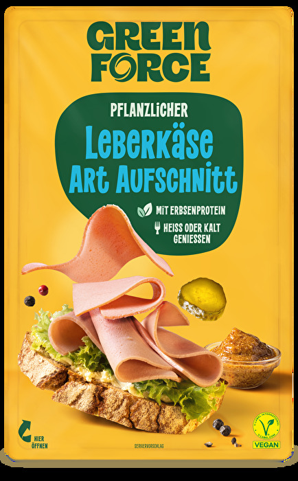 Der Aufschnitt Leberkäse von GREENFORCE ist für uns wie eine kleine Delikatesse, die bei keinem Abendessen fehlen sollte.