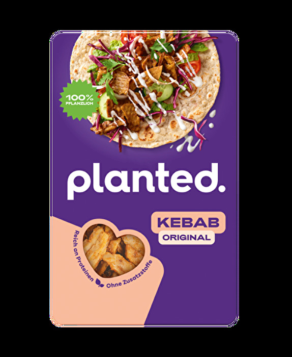 Der Kebab Original von planted. überzeugt mit seinem authentischen Geschmack und einer köstlichen Marinade.