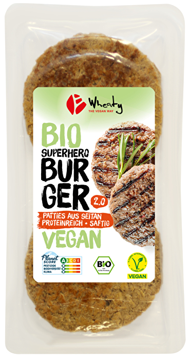 Der Superhero Burger 2.0 von Wheaty: Wem das Original zu würzig war, der wird hier perfekt bedient!