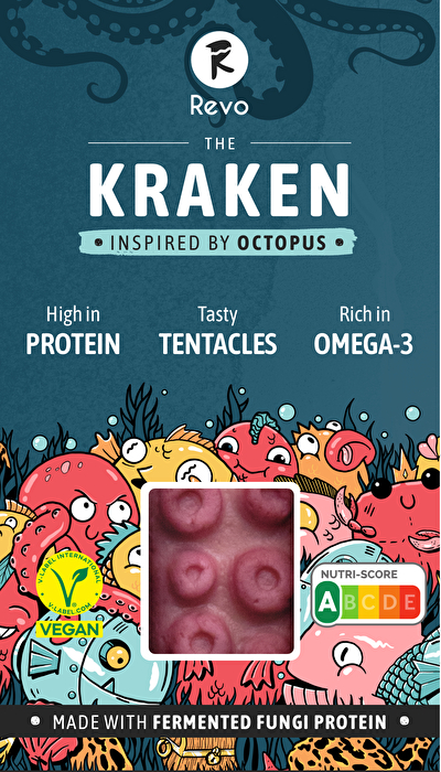 The Kraken – vegane Oktopus-Alternative von Revo Foods ist täuschend echt im Aussehen, unverkennbar im Geschmack: The Kraken bringt den typischen Oktopusgenuss auf pflanzlicher Basis auf den Teller – ganz ohne Kompromisse.