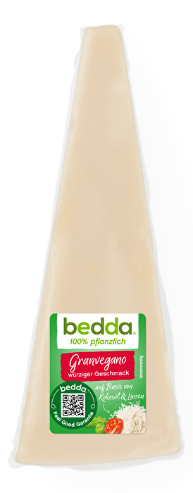Ein ganzes Stück Bedda Käsegenuss: Der Granvegano Keil wird dich nicht enttäuschen, wenn du die italienischen Geschmackswelten liebst!