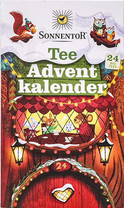Der neue Tee-Adventkalender von Sonnentor begleitet dich stimmungsvoll durch die Vorweihnachtszeit.