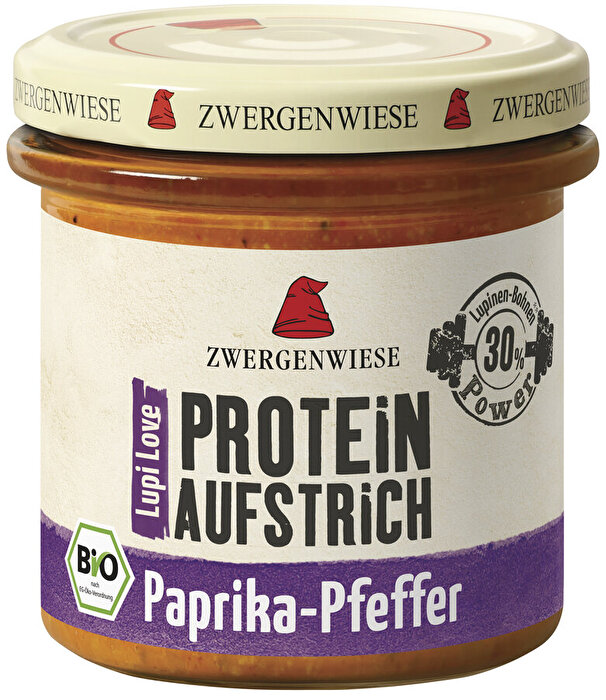 Der Protein Aufstrich Paprika Pfeffer von Zwergenwiese richtet sich an alle Fitnessbegeisterten unter Euch, die Wert auf eine gesunde Ernährung legen!