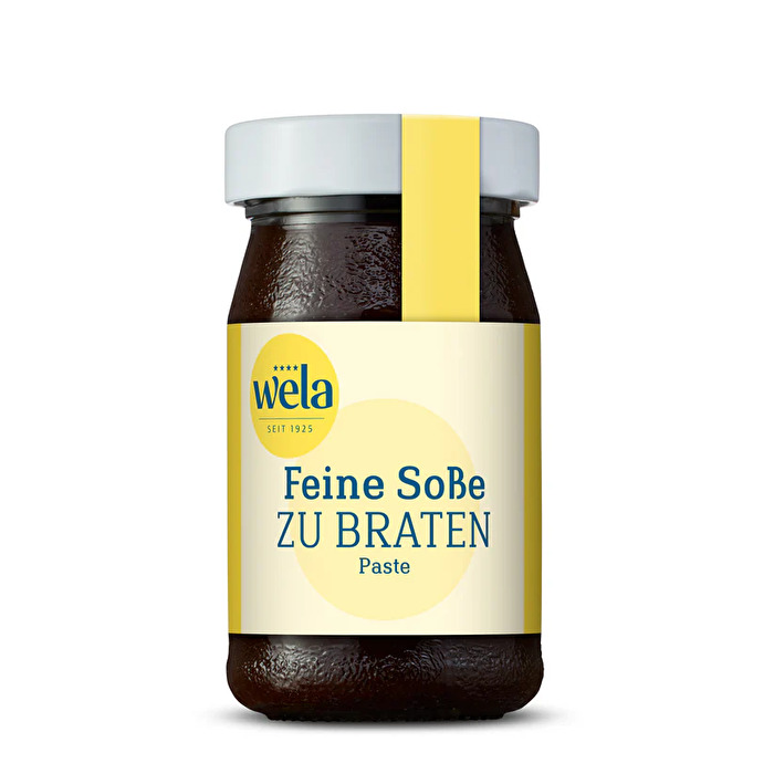 Die Feine Soße zu Braten für 8,6l von Wela ist der ideale und universelle Küchenhelfer - Feine Soße zu Braten - gibt den Soßen geschmacklich und farblich den gewissen Pfiff!