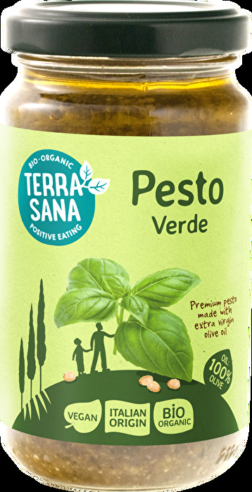 Das Pesto Verde von TerraSana überzeugt mit seiner leckeren Rezeptur und seinem intensivem Kräuteraroma.