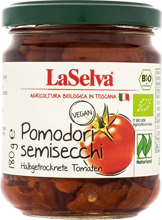 Tomaten halbgetrocknet in Öl von LaSelva günstig bei Kokku im Veganshop kaufen!