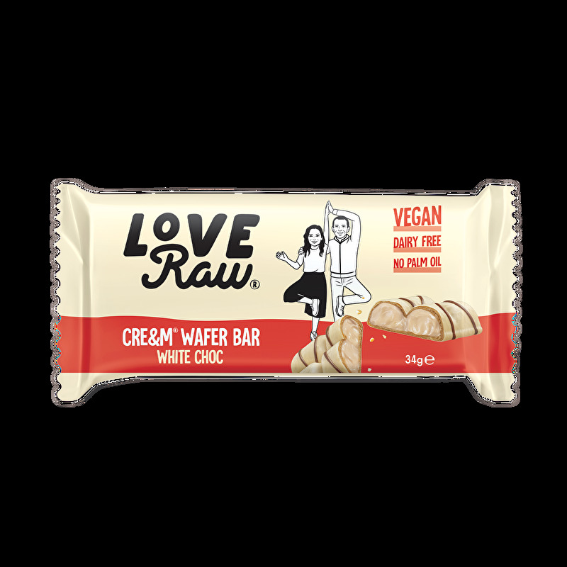 LoveRaw - WHITE CHOC Cre&m Wafer Bar | jetzt günstig und schnell bei ...
