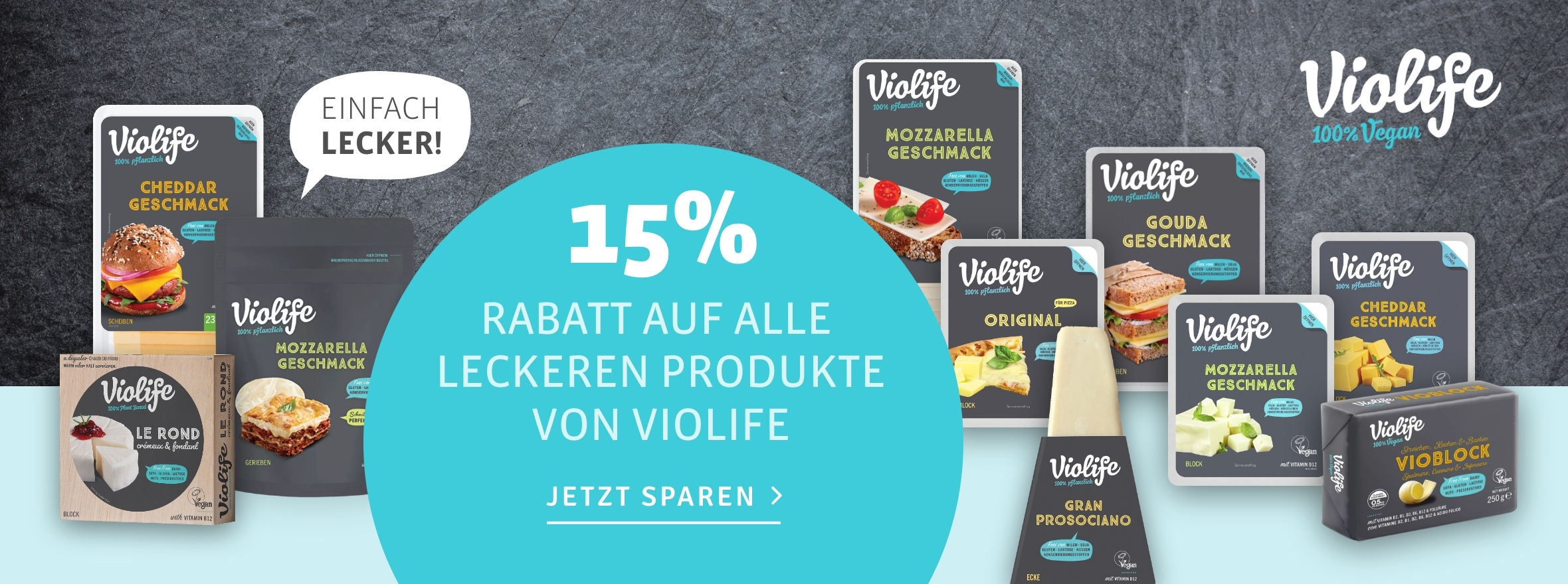 15% auf alles von Violife bei kokku-online.de