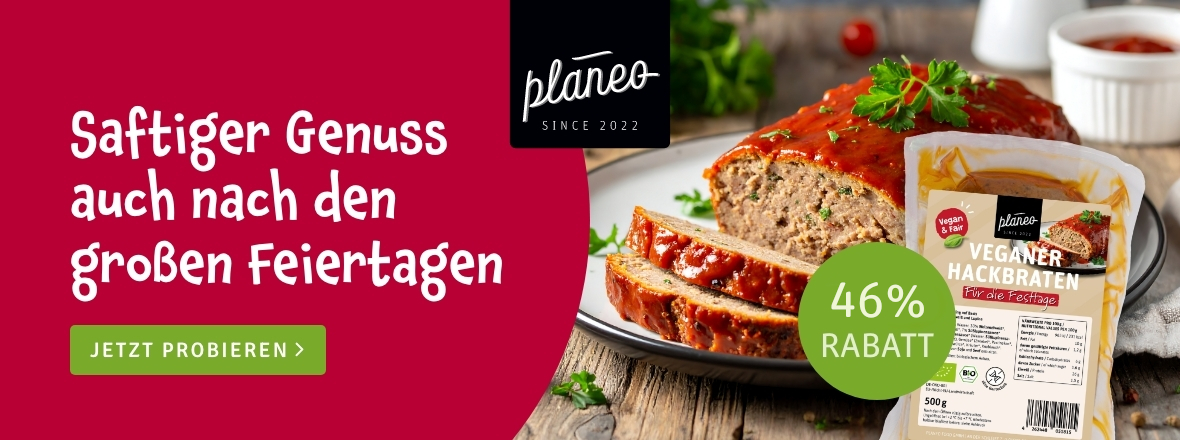 planeo - BIO veganer Hackbraten nur noch für kurze Zeit