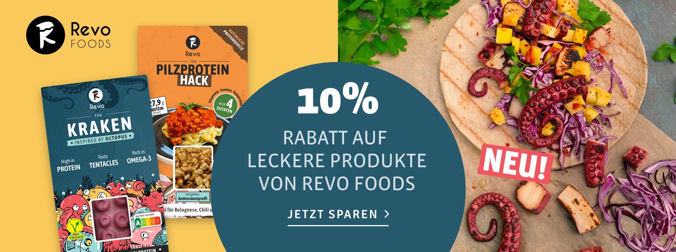 10% auf Neues von Revo Foods bei kokku-online.de