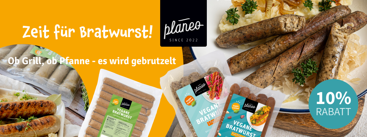 10% auf Bratwürste von Planeo bei kokku-online.de