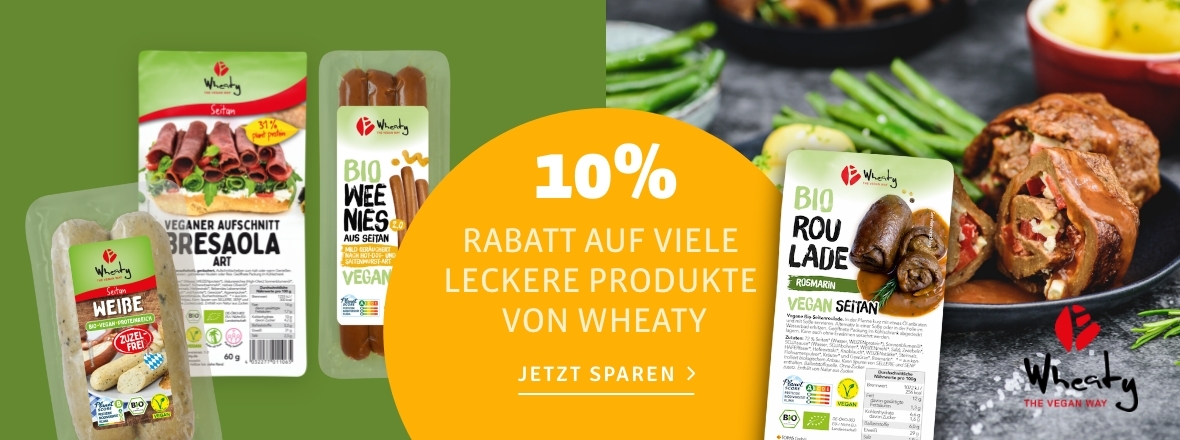 10% auf Ausgewähltes von Wheaty bei kokku-online.de